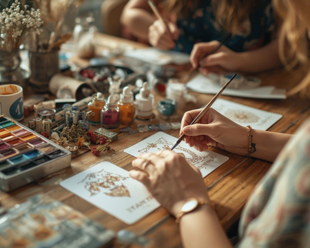Atelier "Je crée mon propre oracle" avec Hélène